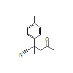 2-Methyl-4-oxo-2-(p-tolyl)pentanenitrile