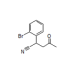 2-(2-Bromophenyl)-4-oxopentanenitrile