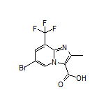 6-Bromo-2-methyl-8-(trifluoromethyl)imidazo[1,2-a]pyridine-3-carboxylic Acid