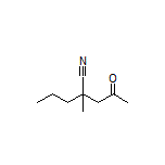 2-Methyl-4-oxo-2-propylpentanenitrile