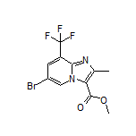 Methyl 6-Bromo-2-methyl-8-(trifluoromethyl)imidazo[1,2-a]pyridine-3-carboxylate