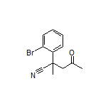 2-(2-Bromophenyl)-2-methyl-4-oxopentanenitrile