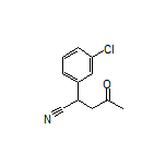 2-(3-Chlorophenyl)-4-oxopentanenitrile