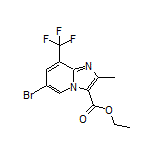 Ethyl 6-Bromo-2-methyl-8-(trifluoromethyl)imidazo[1,2-a]pyridine-3-carboxylate