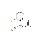 2-(2-Fluorophenyl)-2-methyl-4-oxopentanenitrile