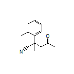 2-Methyl-4-oxo-2-(o-tolyl)pentanenitrile