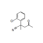 2-(2-Chlorophenyl)-2-methyl-4-oxopentanenitrile