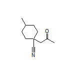 4-Methyl-1-(2-oxopropyl)cyclohexanecarbonitrile