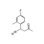 2-(4-Fluoro-2-methylphenyl)-4-oxopentanenitrile