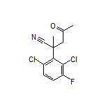 2-(2,6-Dichloro-3-fluorophenyl)-2-methyl-4-oxopentanenitrile