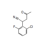 2-(2-Chloro-6-fluorophenyl)-4-oxopentanenitrile