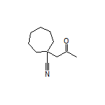 1-(2-Oxopropyl)cycloheptanecarbonitrile