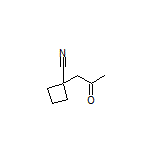 1-(2-Oxopropyl)cyclobutanecarbonitrile