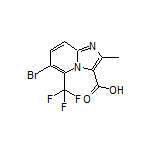 6-Bromo-2-methyl-5-(trifluoromethyl)imidazo[1,2-a]pyridine-3-carboxylic Acid