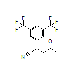 2-[3,5-Bis(trifluoromethyl)phenyl]-4-oxopentanenitrile