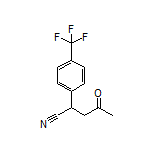 4-Oxo-2-[4-(trifluoromethyl)phenyl]pentanenitrile