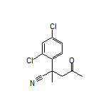 2-(2,4-Dichlorophenyl)-2-methyl-4-oxopentanenitrile