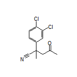 2-(3,4-Dichlorophenyl)-2-methyl-4-oxopentanenitrile