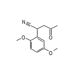 2-(2,5-Dimethoxyphenyl)-4-oxopentanenitrile