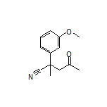 2-(3-Methoxyphenyl)-2-methyl-4-oxopentanenitrile