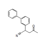 2-(3-Biphenylyl)-4-oxopentanenitrile