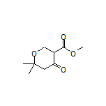 Methyl 6,6-Dimethyl-4-oxotetrahydro-2H-pyran-3-carboxylate