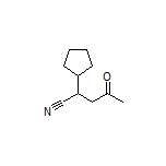 2-Cyclopentyl-4-oxopentanenitrile