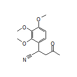 4-Oxo-2-(2,3,4-trimethoxyphenyl)pentanenitrile