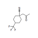 1-(2-Oxopropyl)-4-(trifluoromethyl)cyclohexanecarbonitrile