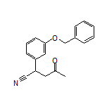 2-[3-(Benzyloxy)phenyl]-4-oxopentanenitrile