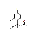 2-(2,4-Difluorophenyl)-2-methyl-4-oxopentanenitrile