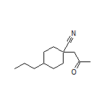 1-(2-Oxopropyl)-4-propylcyclohexanecarbonitrile