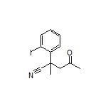 2-(2-Iodophenyl)-2-methyl-4-oxopentanenitrile