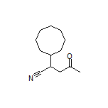 2-Cyclooctyl-4-oxopentanenitrile