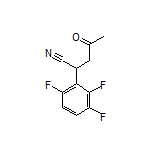 4-Oxo-2-(2,3,6-trifluorophenyl)pentanenitrile