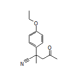 2-(4-Ethoxyphenyl)-2-methyl-4-oxopentanenitrile