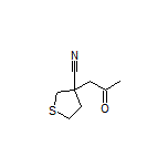 3-(2-Oxopropyl)tetrahydrothiophene-3-carbonitrile