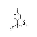 2-(4-Iodophenyl)-2-methyl-4-oxopentanenitrile