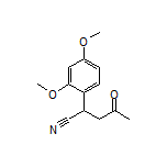 2-(2,4-Dimethoxyphenyl)-4-oxopentanenitrile