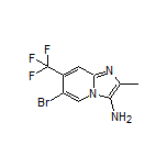 3-Amino-6-bromo-2-methyl-7-(trifluoromethyl)imidazo[1,2-a]pyridine