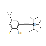 4-(tert-Butyl)-2-iodo-6-[(triisopropylsilyl)ethynyl]phenol