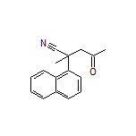 2-Methyl-2-(1-naphthyl)-4-oxopentanenitrile