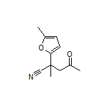 2-Methyl-2-(5-methylfuran-2-yl)-4-oxopentanenitrile