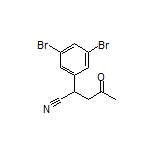 2-(3,5-Dibromophenyl)-4-oxopentanenitrile