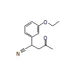 2-(3-Ethoxyphenyl)-4-oxopentanenitrile