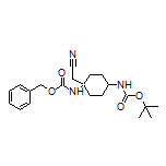 2-[4-(Boc-amino)-1-(Cbz-amino)cyclohexyl]acetonitrile