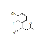 2-(3-Chloro-2-fluorophenyl)-4-oxopentanenitrile