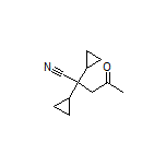 2,2-Dicyclopropyl-4-oxopentanenitrile