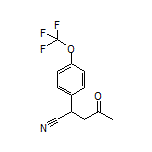 4-Oxo-2-[4-(trifluoromethoxy)phenyl]pentanenitrile