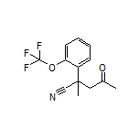 2-Methyl-4-oxo-2-[2-(trifluoromethoxy)phenyl]pentanenitrile